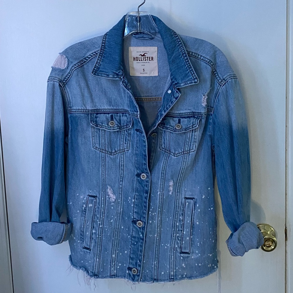 Extremely Comfy Distressed Jean Jacket